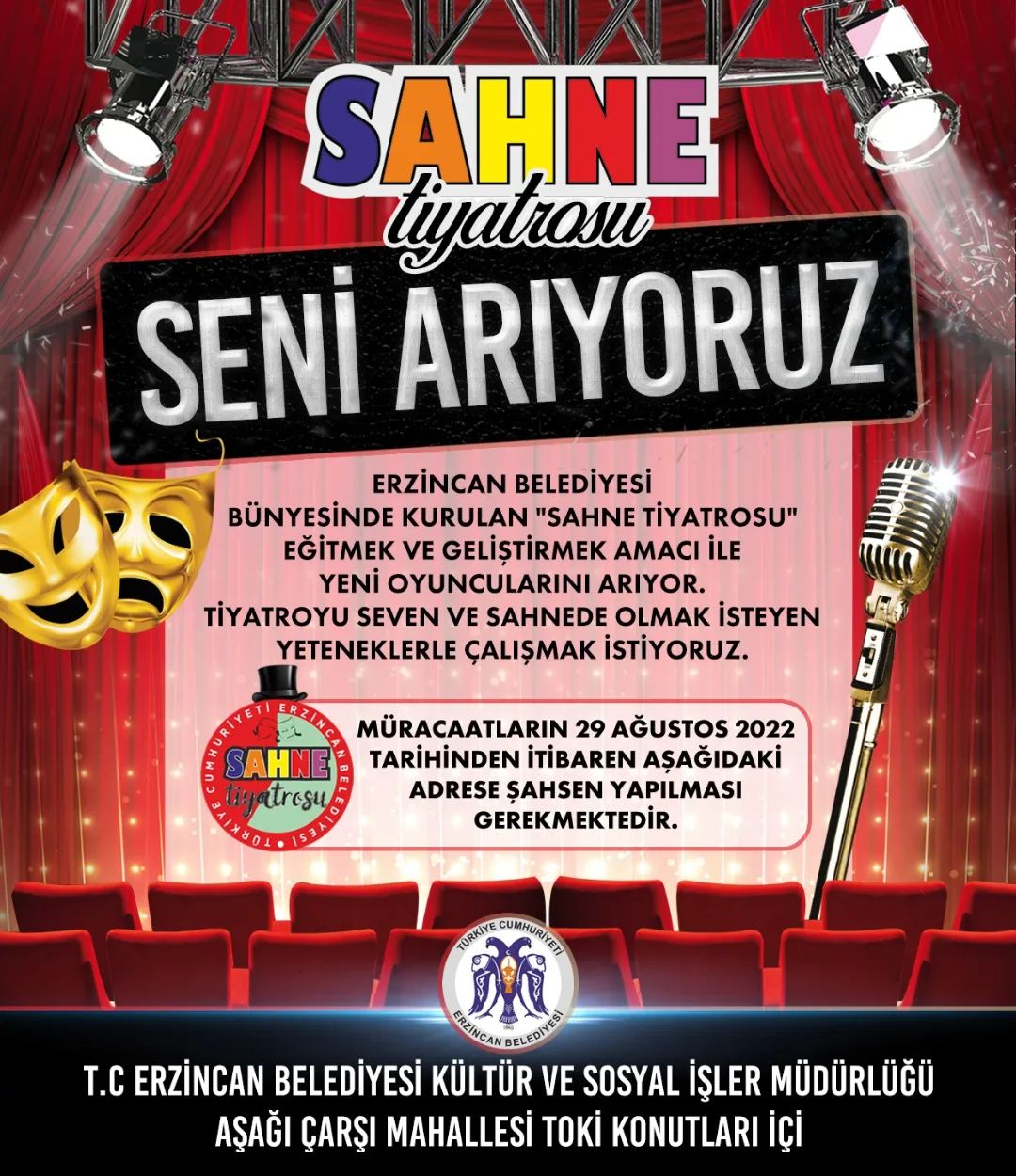 SAHNE TİYATROSU SENİ ARIYORUZ