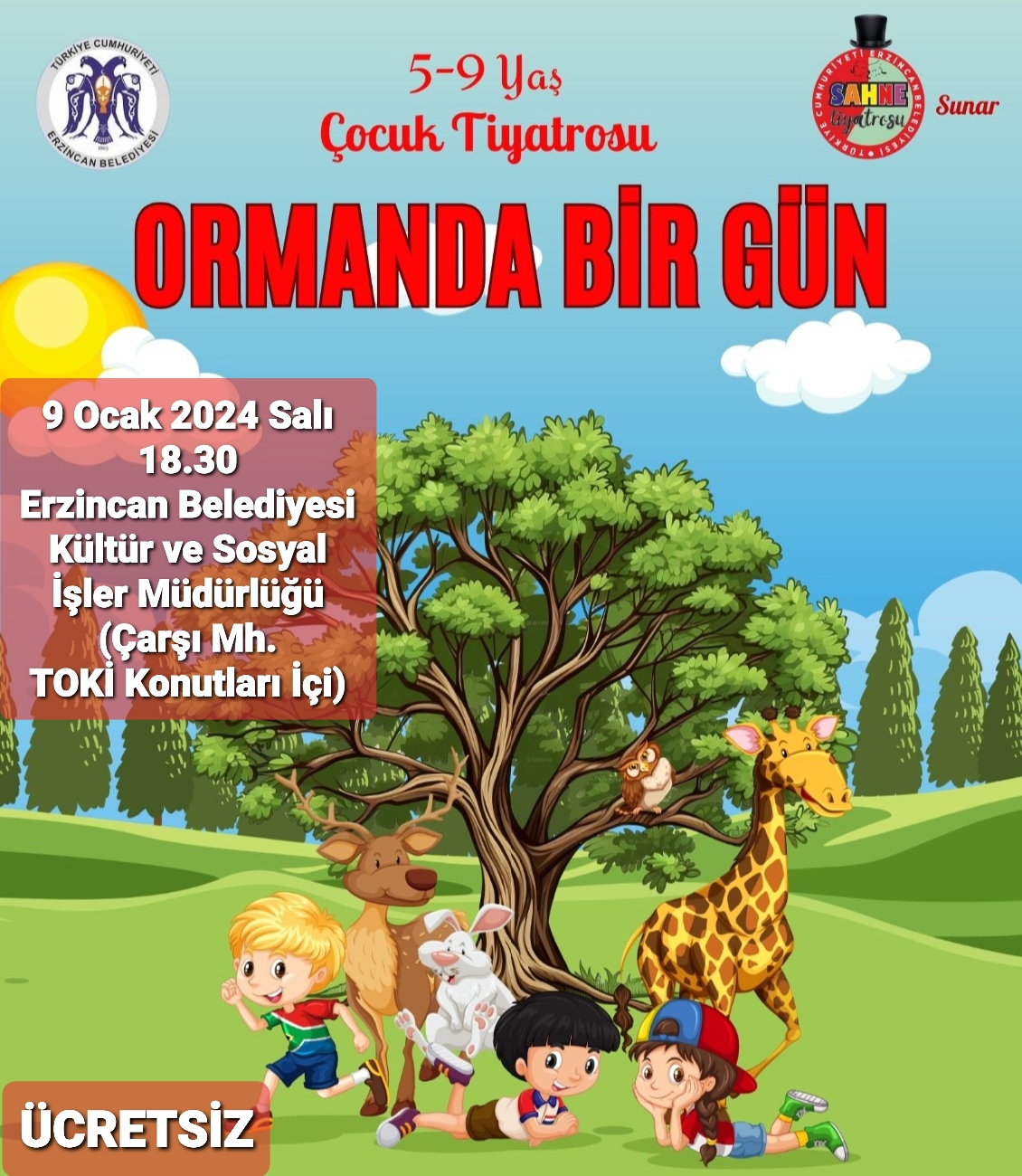 ORMANDA BİR GÜN ÇOCUK TİYATROSU