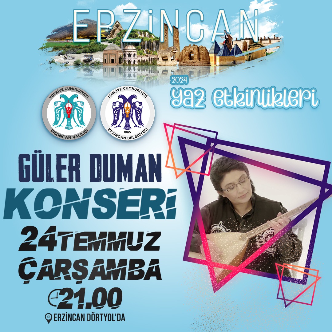 Erzincan Yaz Etkinlikleri Konseri.