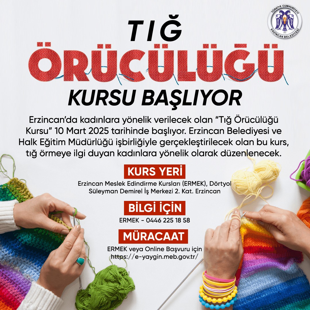 Tığ Örücülüğü Kursu