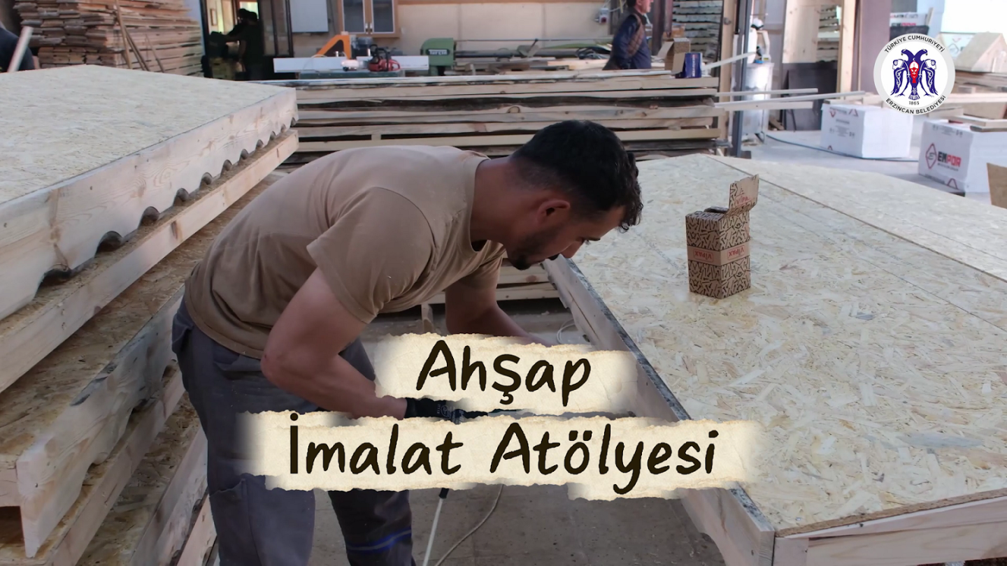 Ahşap İmalat Atölyemizde kent mobilyalarının üretimine devam ediyoruz