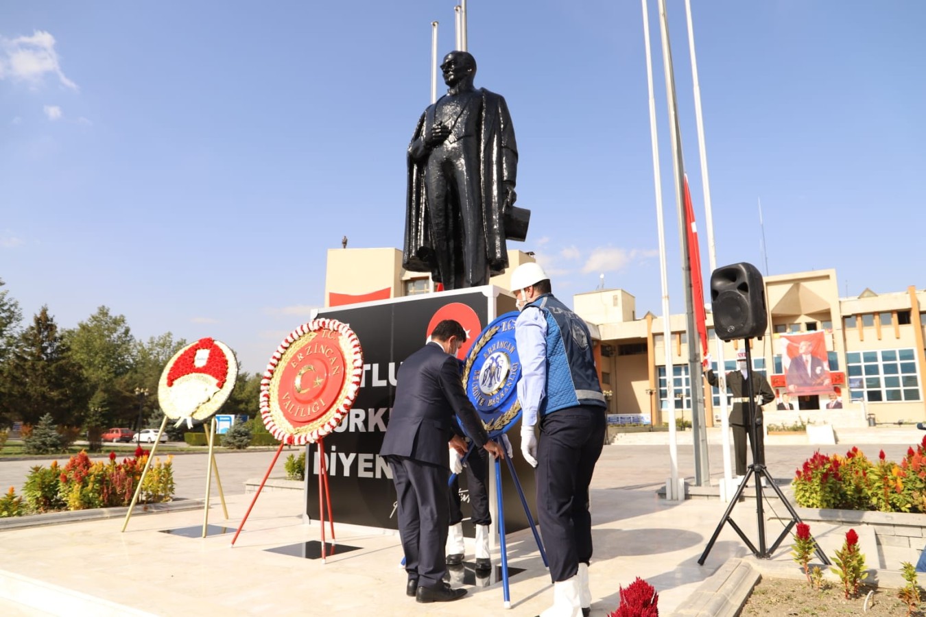 29 EKİM CUMHURİYET BAYRAMI ÇELENK SUNMA TÖRENİ