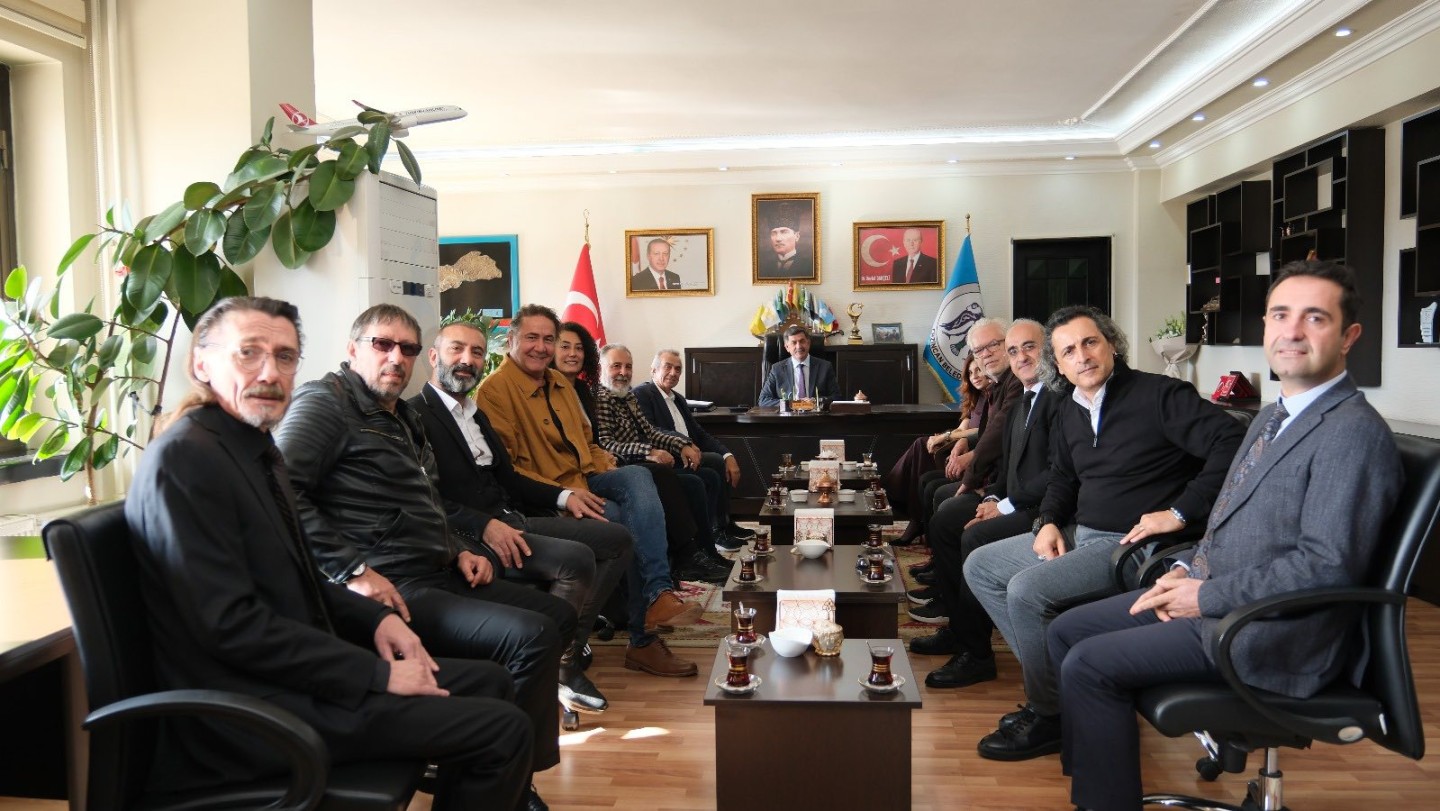 6. Uluslararası Erzincan Kısa Film Festivali jüri üyelerinden belediyemize ziyaret