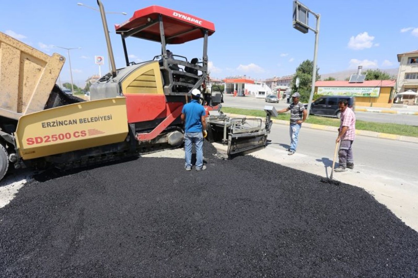 Asfalt Mimar Sinan Mahallesinde