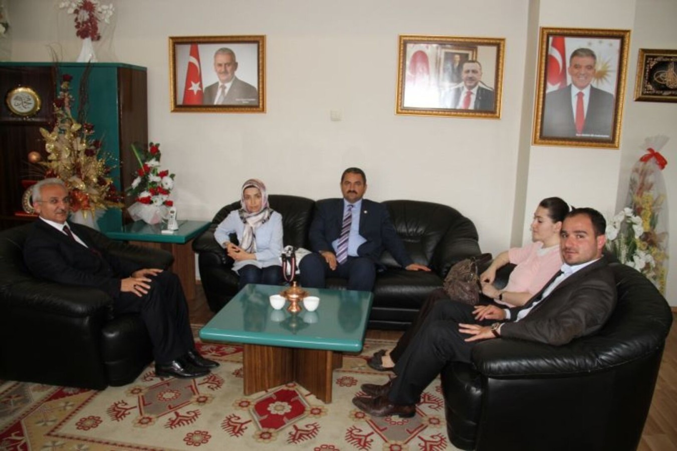 BARO BAŞKANI BELEDİYEDEYDİ