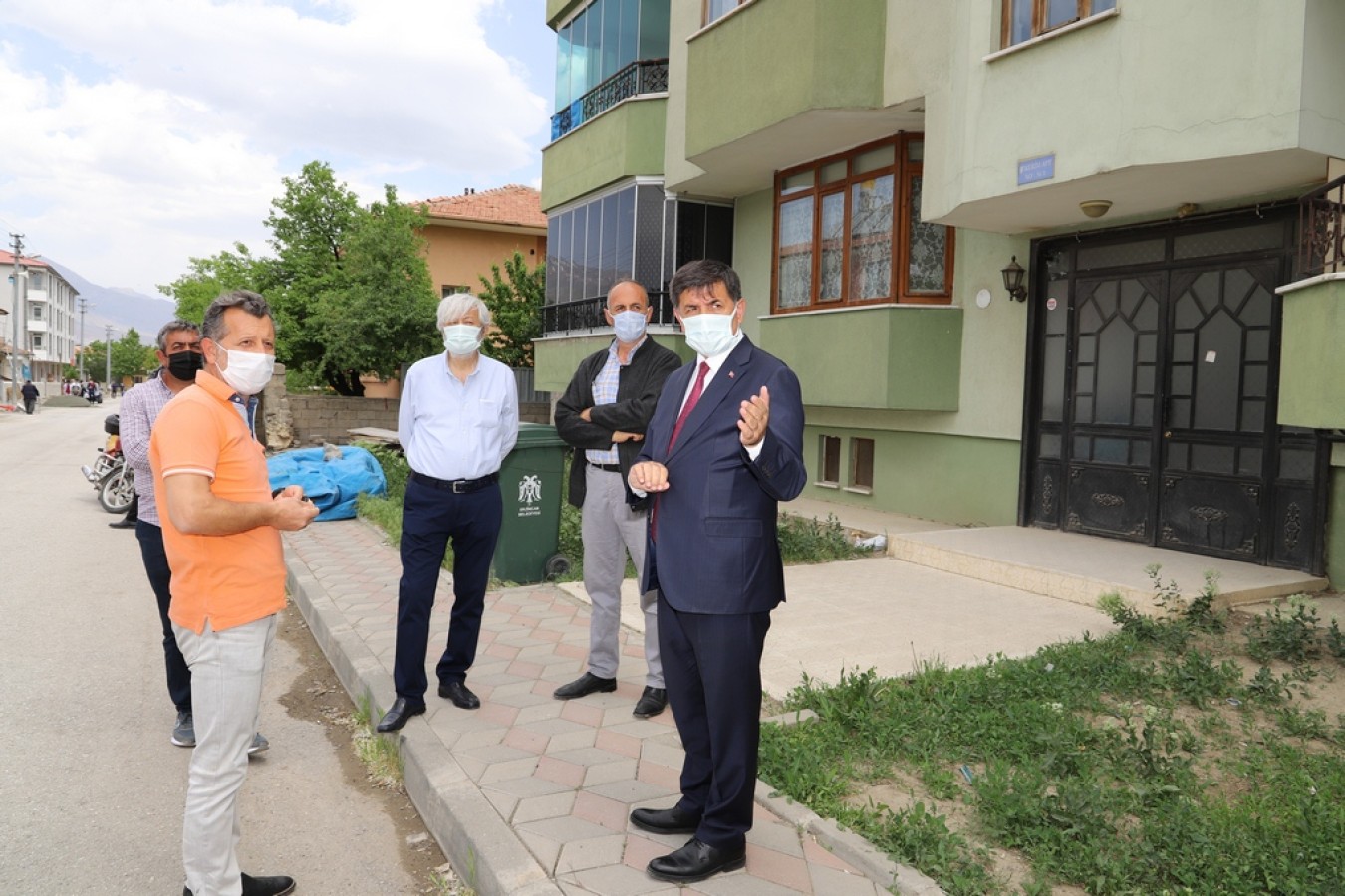 Başkan Aksun ÇalışmalarıYerinde İnceledi  