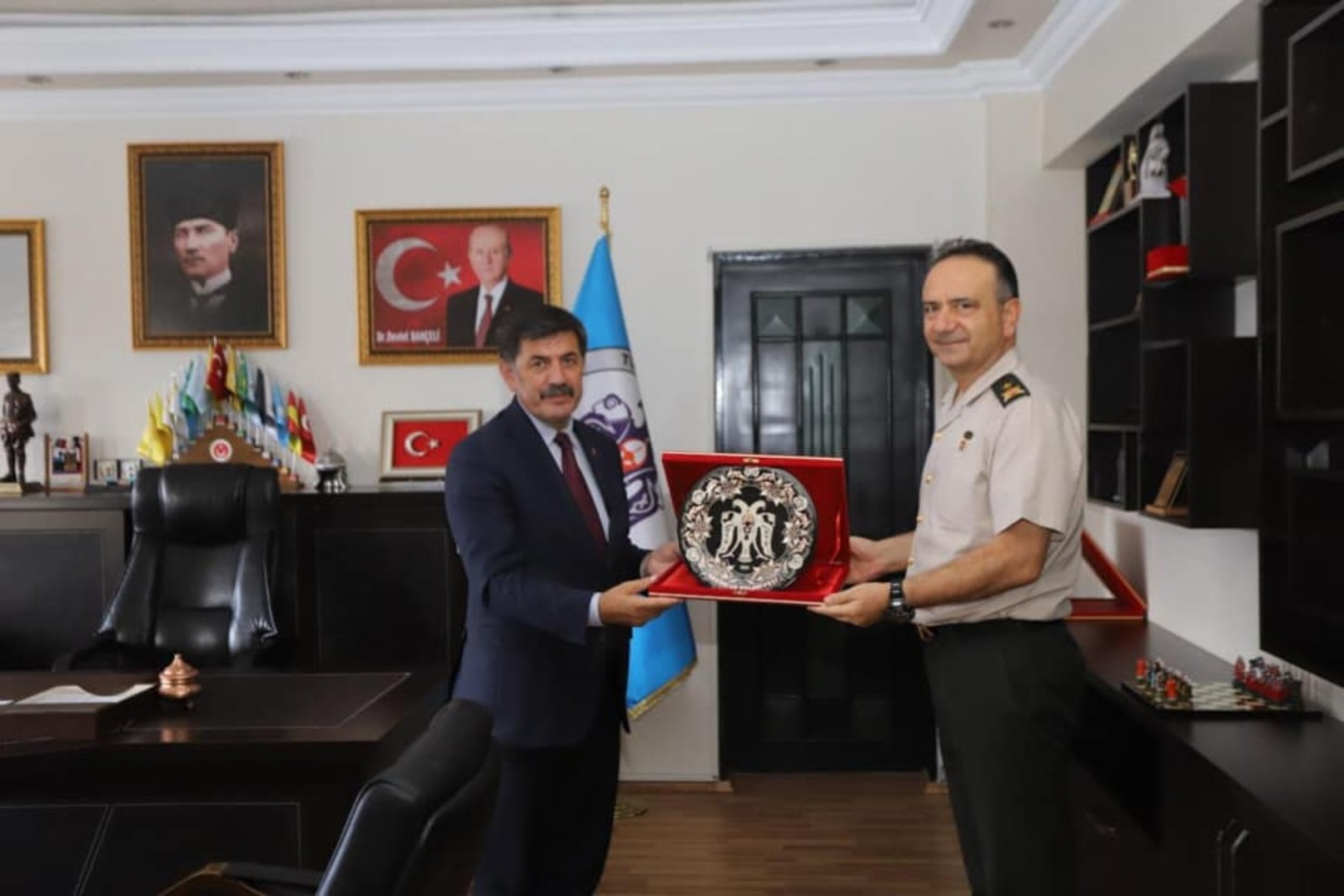Başkan Aksun'a Veda Ziyareti
