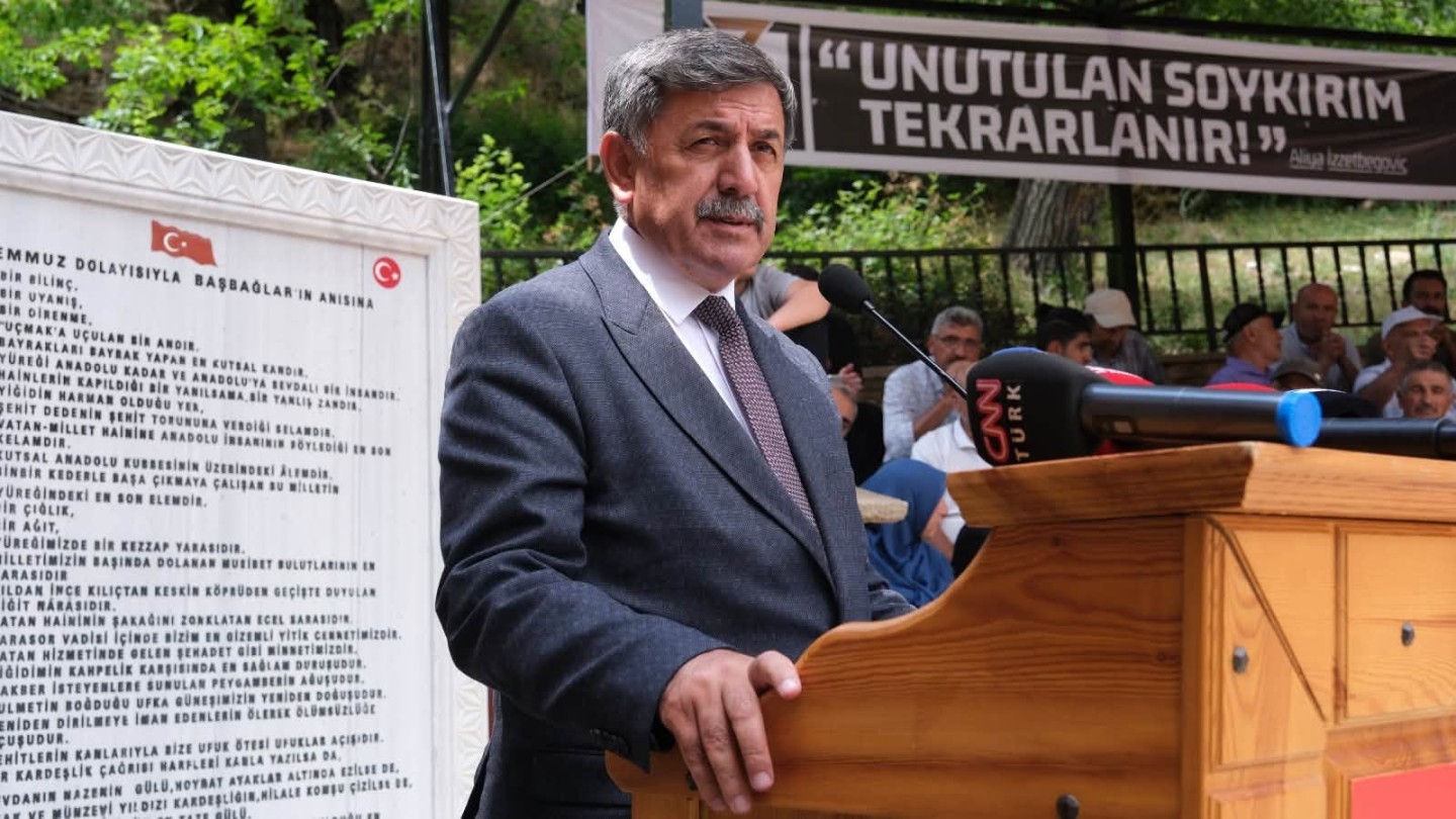Belediye Başkanımız Bekir Aksun, Başbağlar Şehitlerini Anma Programına Katıldı
