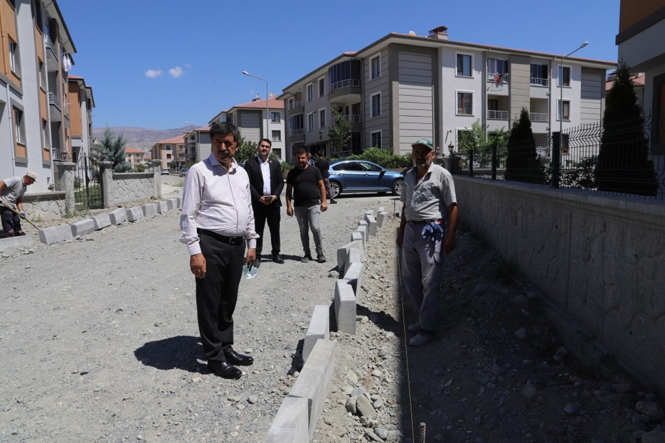 Belediye Başkanımız Sayın Bekir Aksun çalışmaları yerinde inceledi