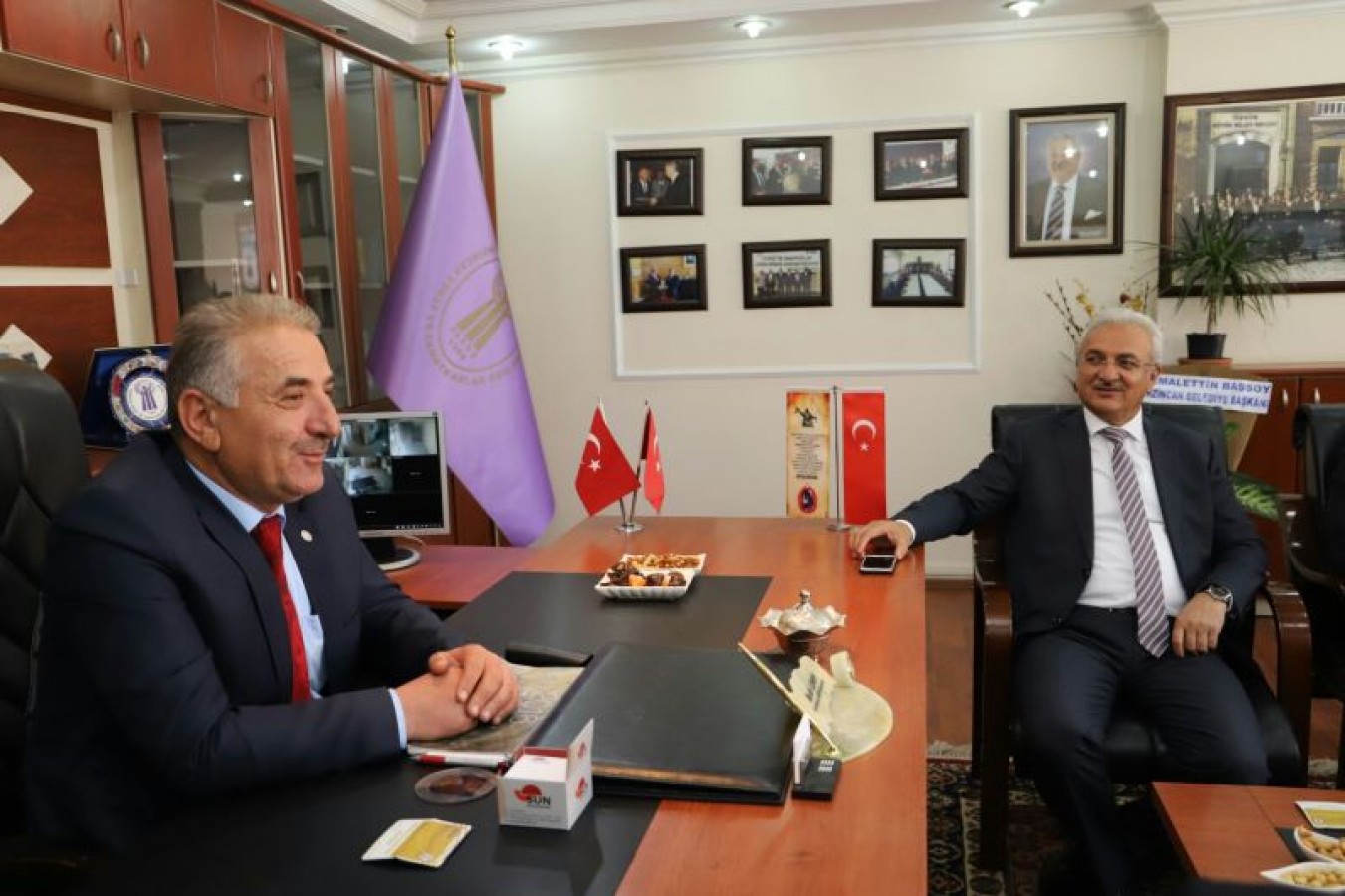Belediye Başkanımızdan Ticaret ve Sanayi Odası ve Esnaf Odaları Birliğine Ziyaret