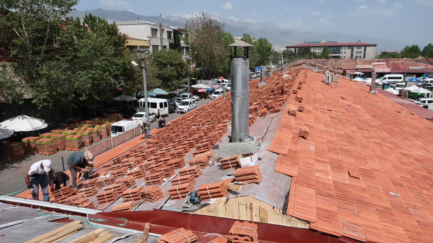 Buğday Meydanı’ndaki çalışmalarımız tamamlanmak üzere