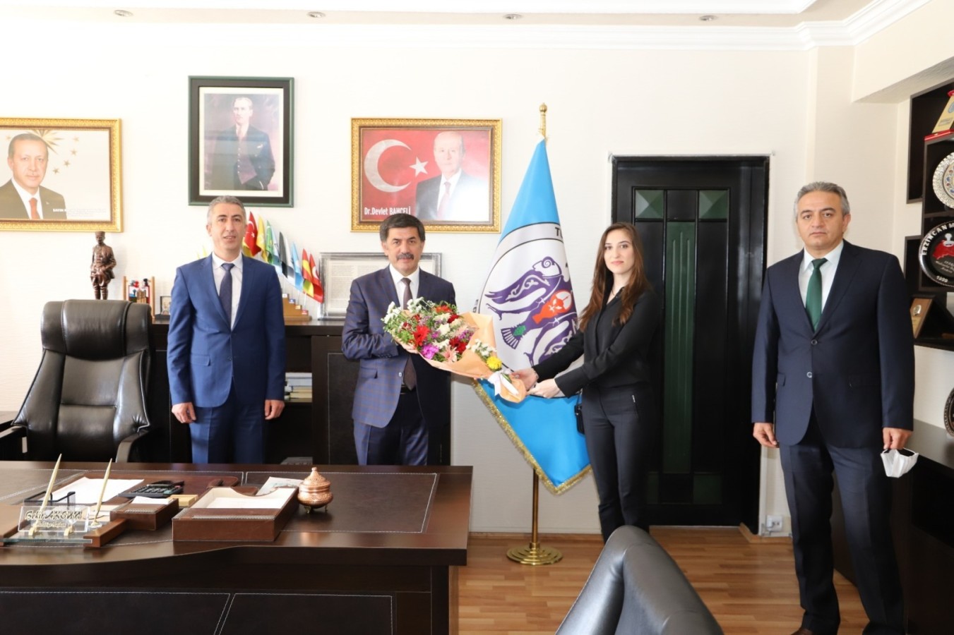 Çevre ve Şehircilik İl Müdürü Selçuk Aydın’dan Başkan Aksun’a Ziyaret