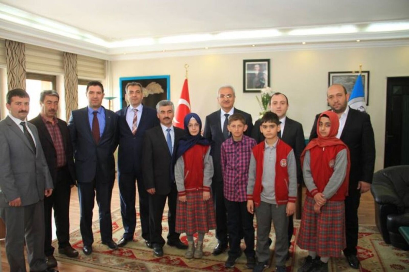 Çocuklardan Başkan Başsoy’a Ziyaret