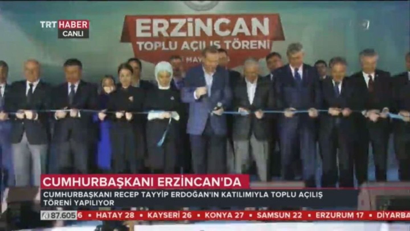 Cumhurbaşkanımız Recep Tayyip Erdoğan Erzincan\'da