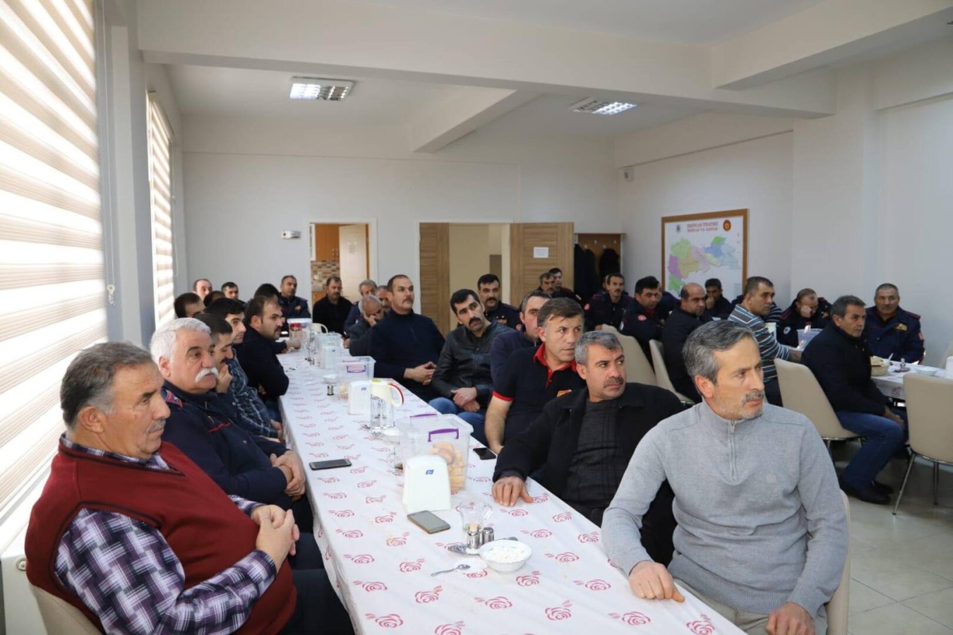 Erzincan Belediye Başkanı Cemalettin Başsoy İtfaiye Müdürlüğü Personeli ile Bir araya Geldi