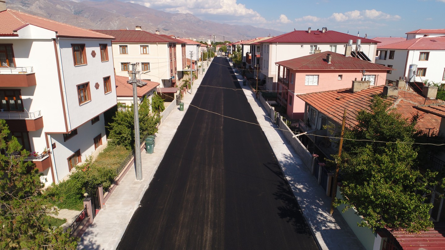 Erzincan Belediyesi Fen İşleri Müdürlüğünün 2020 yılındaki Yol ve Kaldırım Çalışmalarının verileri