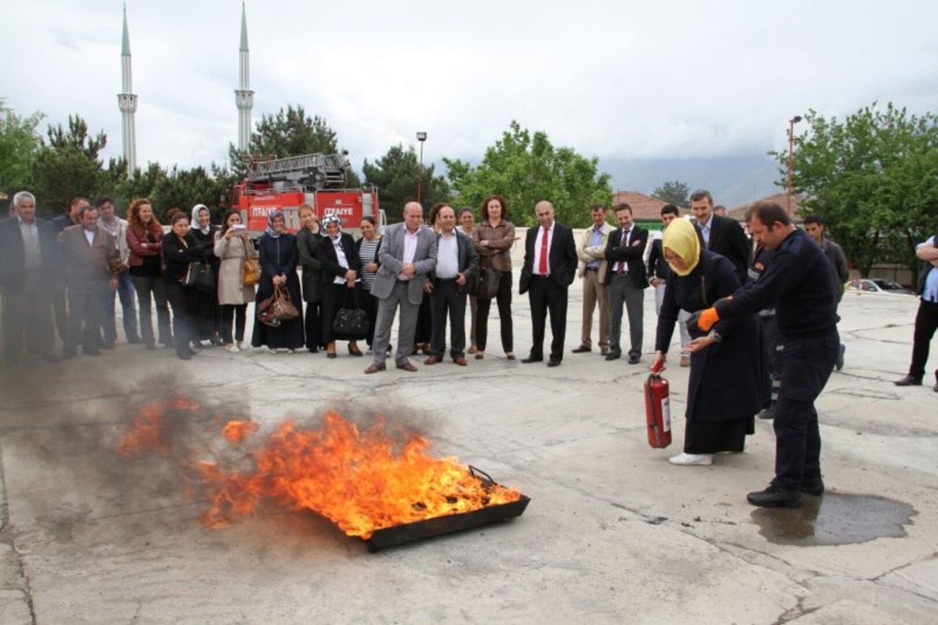 Erzincan Belediyesi İtfaiye Müdürlüğünden Eğitim