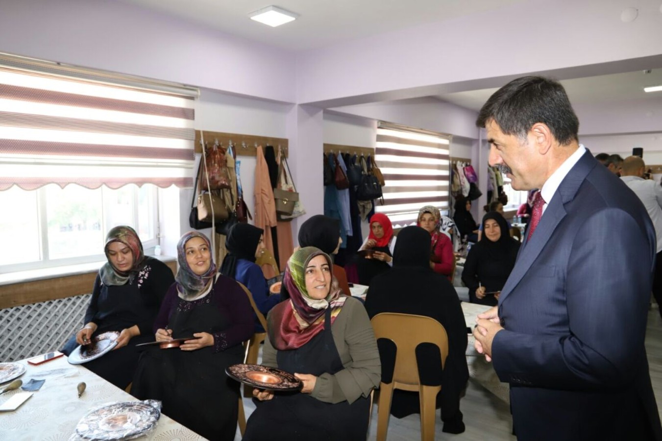  Erzincan Belediyesi Meslek Edinme Eğitim Kurslarını Ziyaret Ettik.