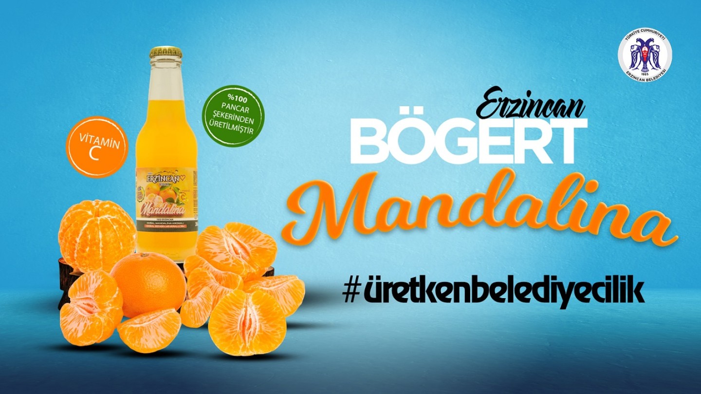 Erzincan Bögert Mandalina Aromalı Maden Suyu üretimine başlanıldı.