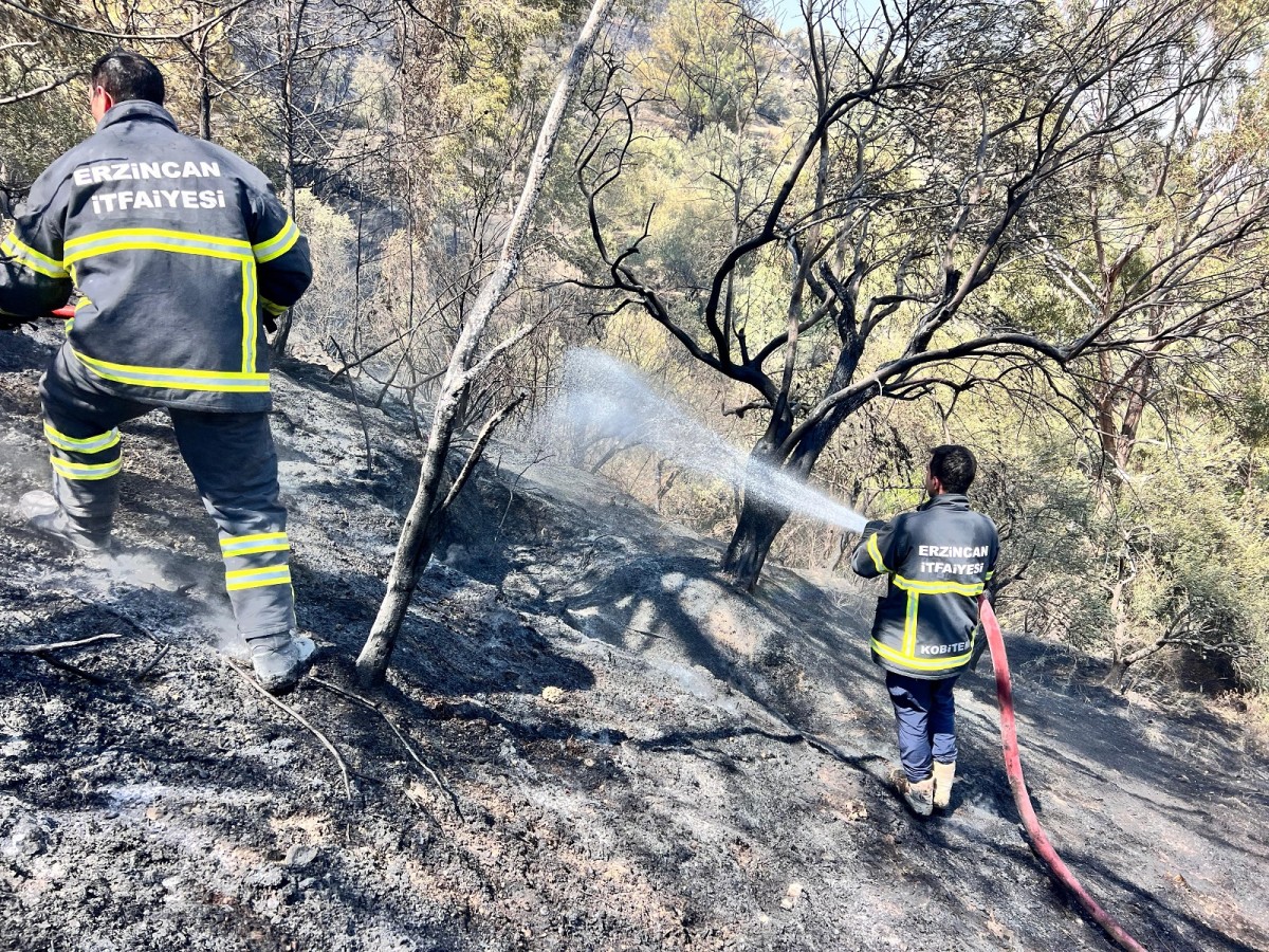 Erzincan İtfaiyesi Hatay’daki Orman Yangınına Müdahale İçin Bölgede
