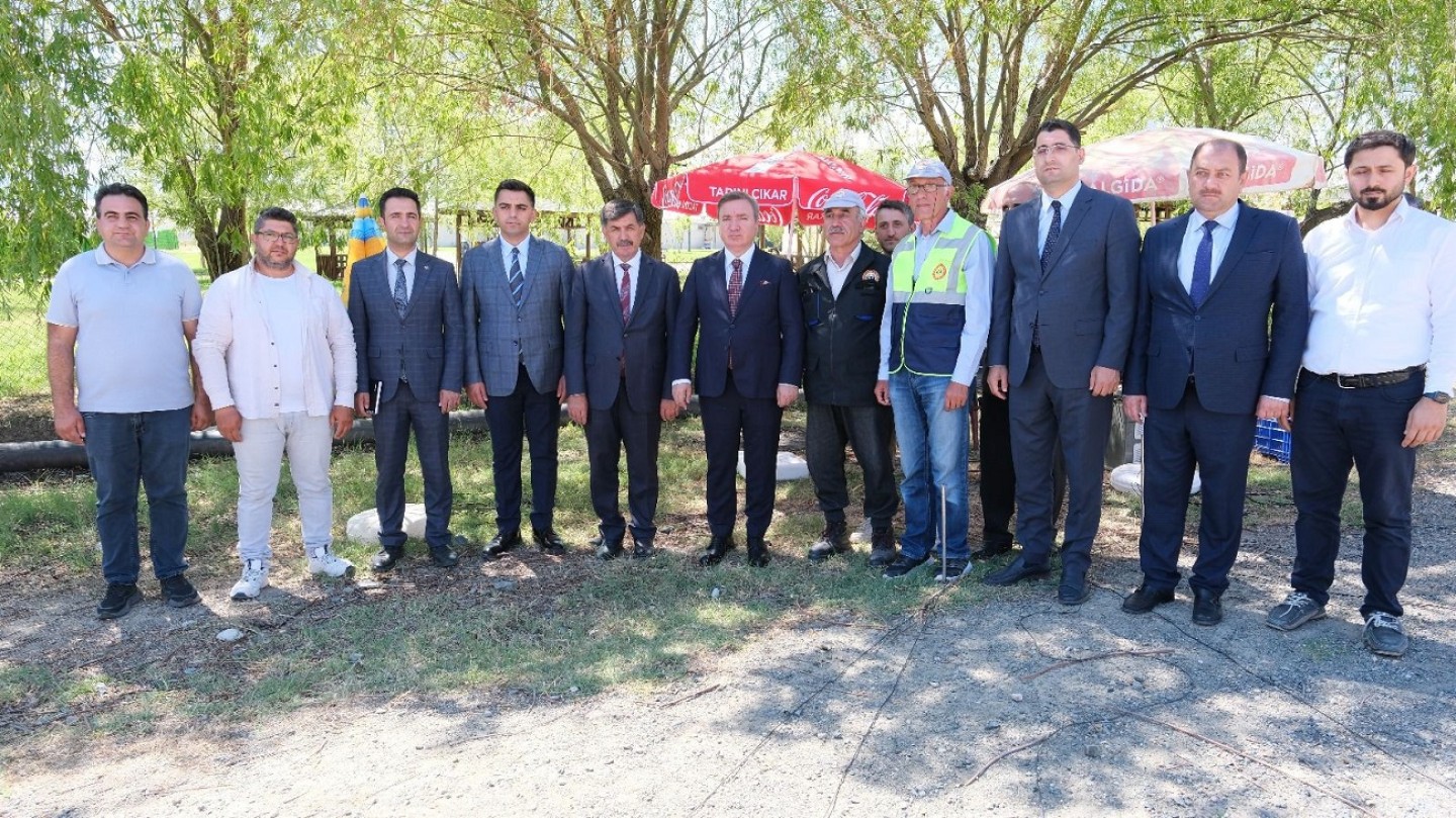 Erzincan Jeotermal Sera OSB’ de, Jeofizik Etüd, çalışma alanında incelemelerde bulunuldu.