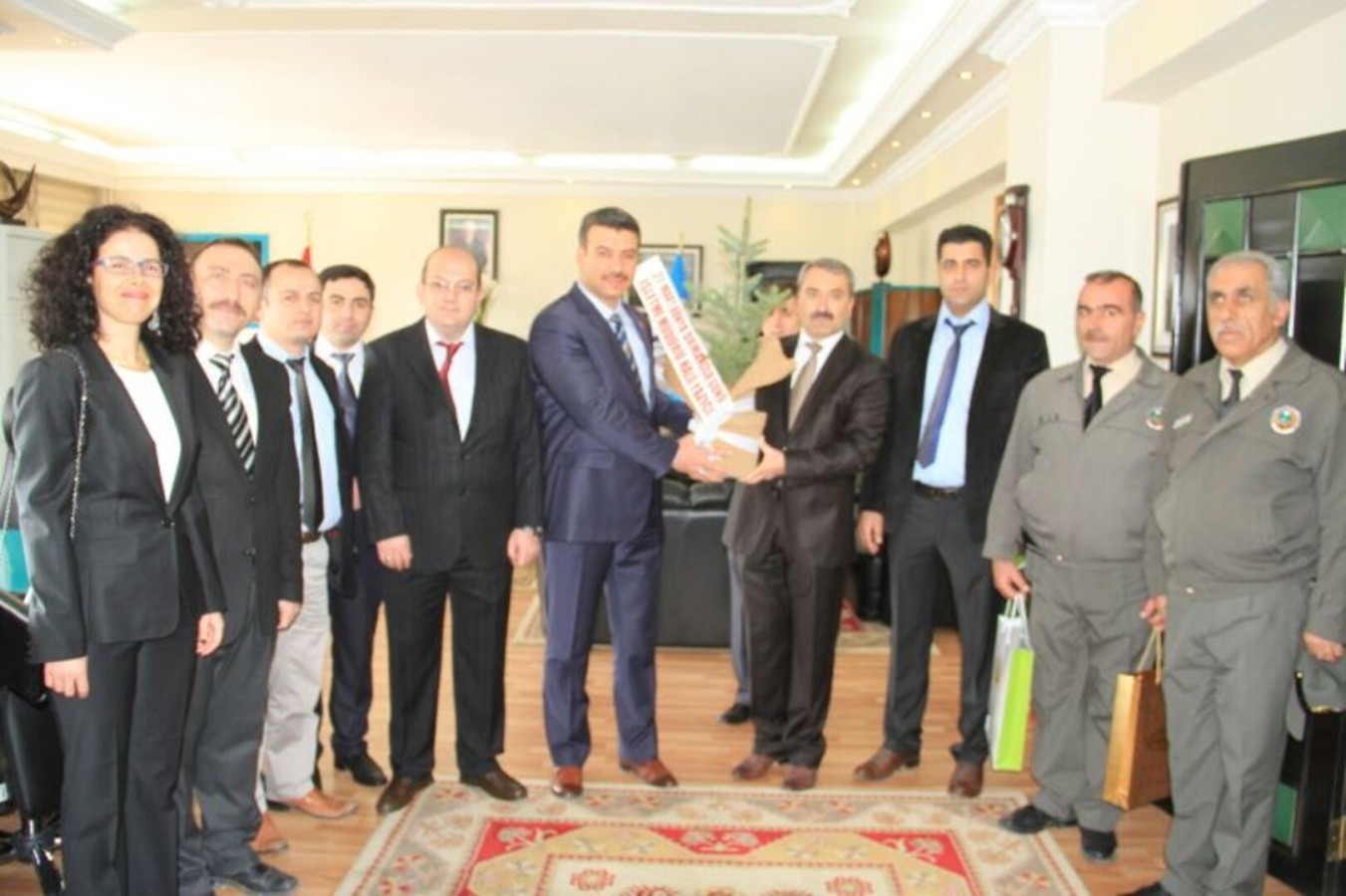 Erzincan Orman İşletme Müdürü Halil Yazıcı\'dan Erzincan Belediysine ziyaret