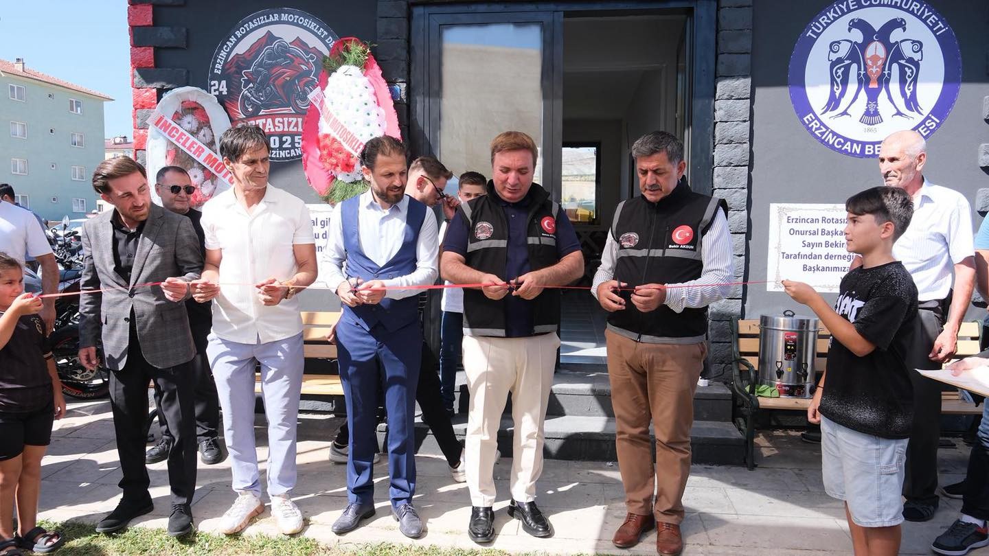 Erzincan Rotasızlar Motosiklet Derneği Açılışı