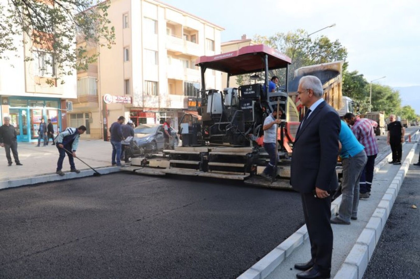 Erzincan Tarihinin En Büyük Asfaltlama Çalışması
