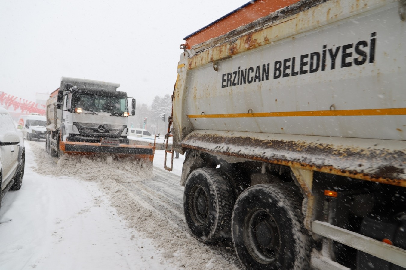 Erzincan'da Karla Mücadele Çalışmaları