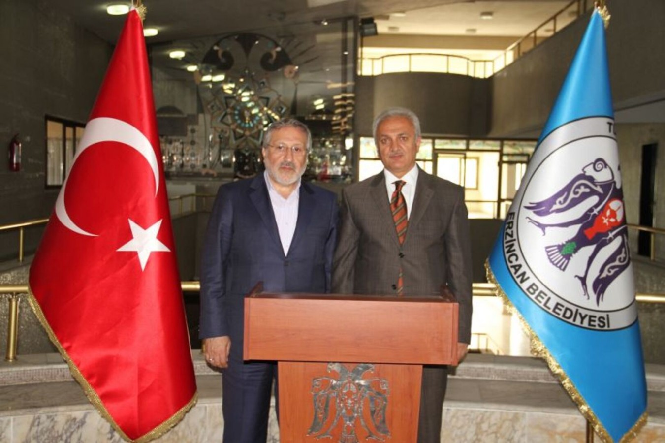 ESENLER ESKİ BELEDİYE BAŞKANINDAN ERZİNCAN BELEDİYESİNE ZİYARET