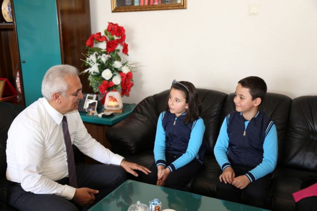 Fatih İlkokulu Öğrencilerinden Başkan Başsoy’a Ziyaret