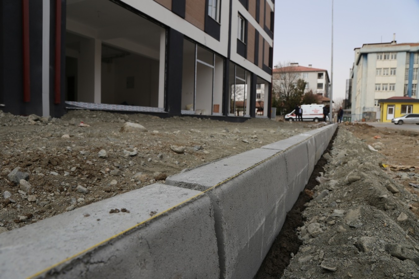 Kızılay Hocabey kentsel dönüşüm projesinde peyzaj çalışmaları başladı