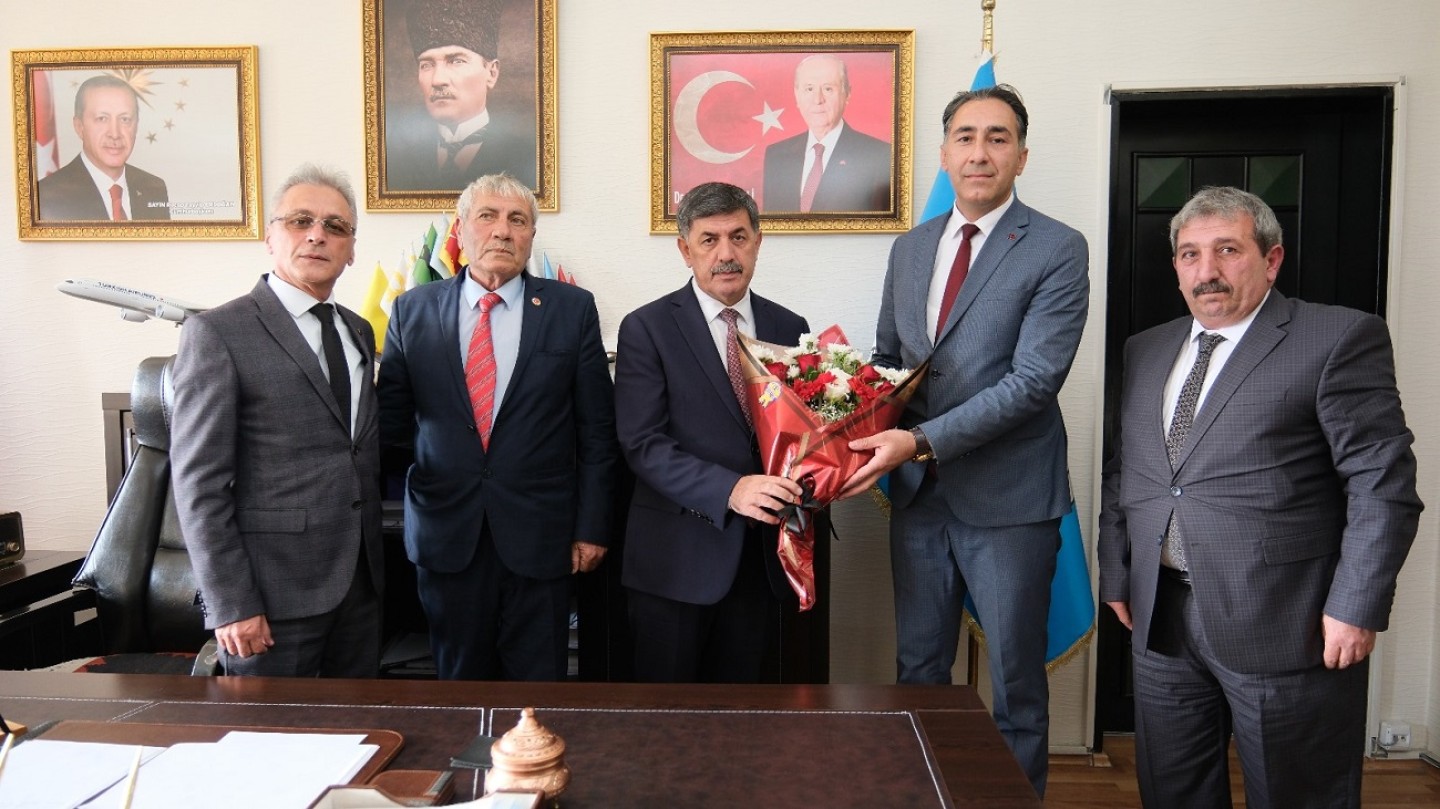 Muhtarlardan Belediye Başkanımız Sn. Bekir Aksun’a Ziyaret