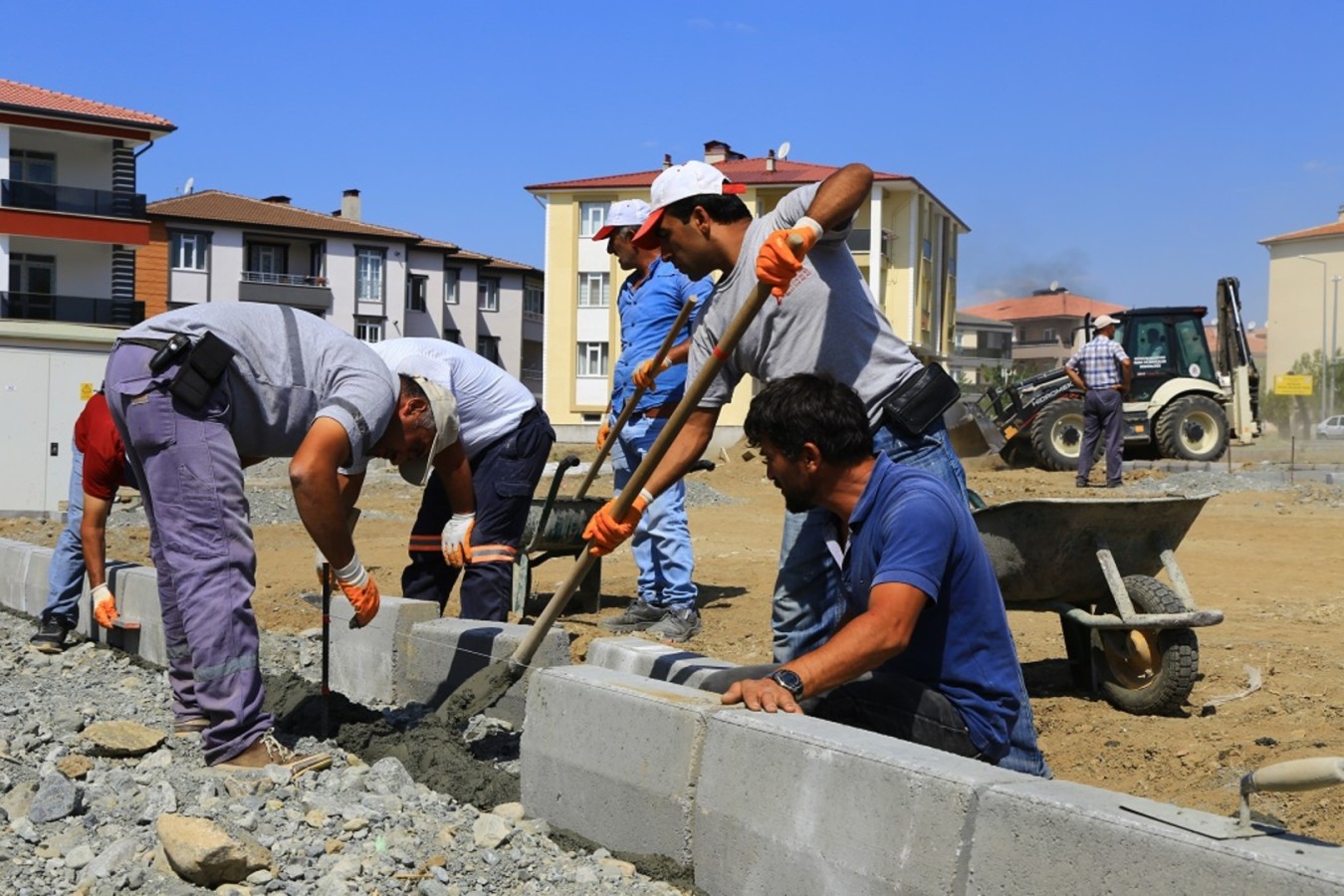 Park yapım çalışmalarımız devam ediyor