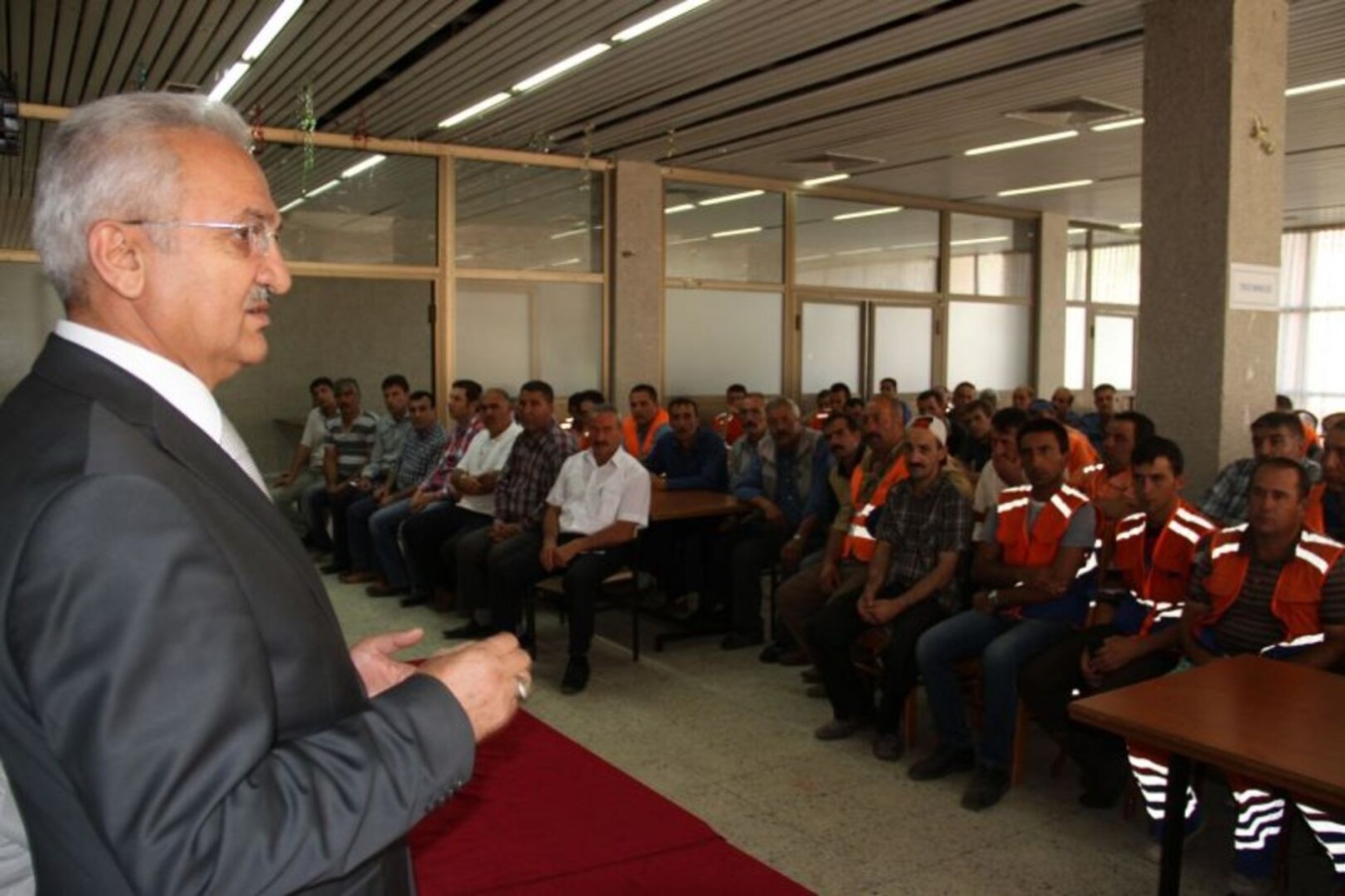 Temizlik İşleri Müdürlüğü Personeliyle toplantı.