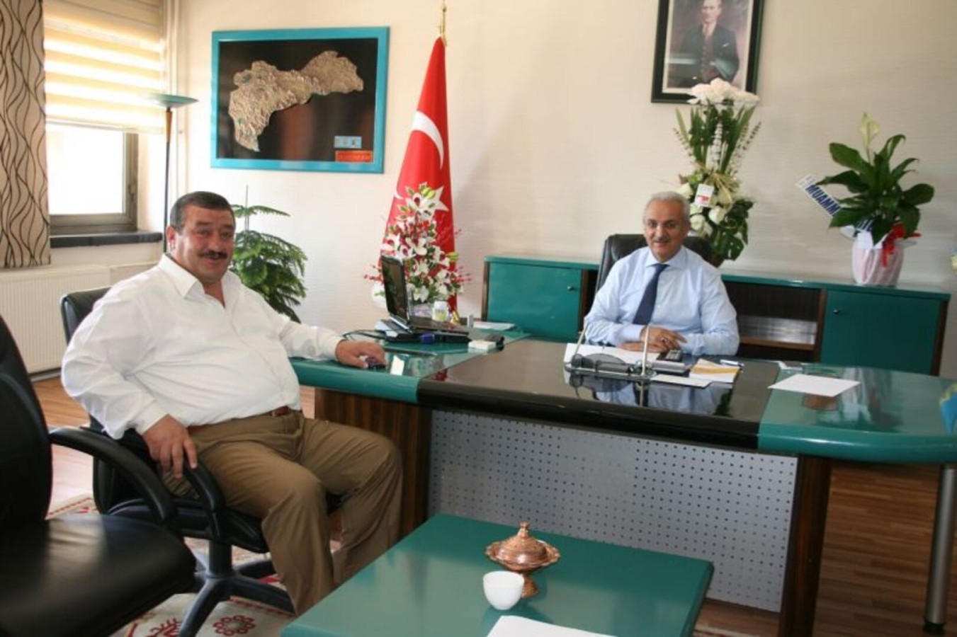 TERMİNAL YÖNETİMİNDEN BAŞKAN BAŞSOY’A ZİYARET
