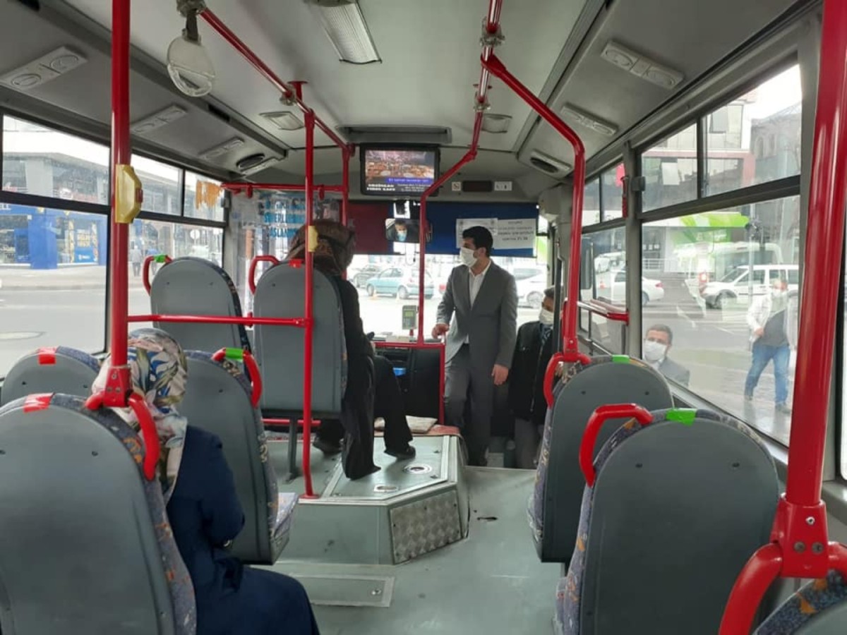 Toplu Taşıma Araçları Denetlenerek Vatandaşlar Bilgilendirildi