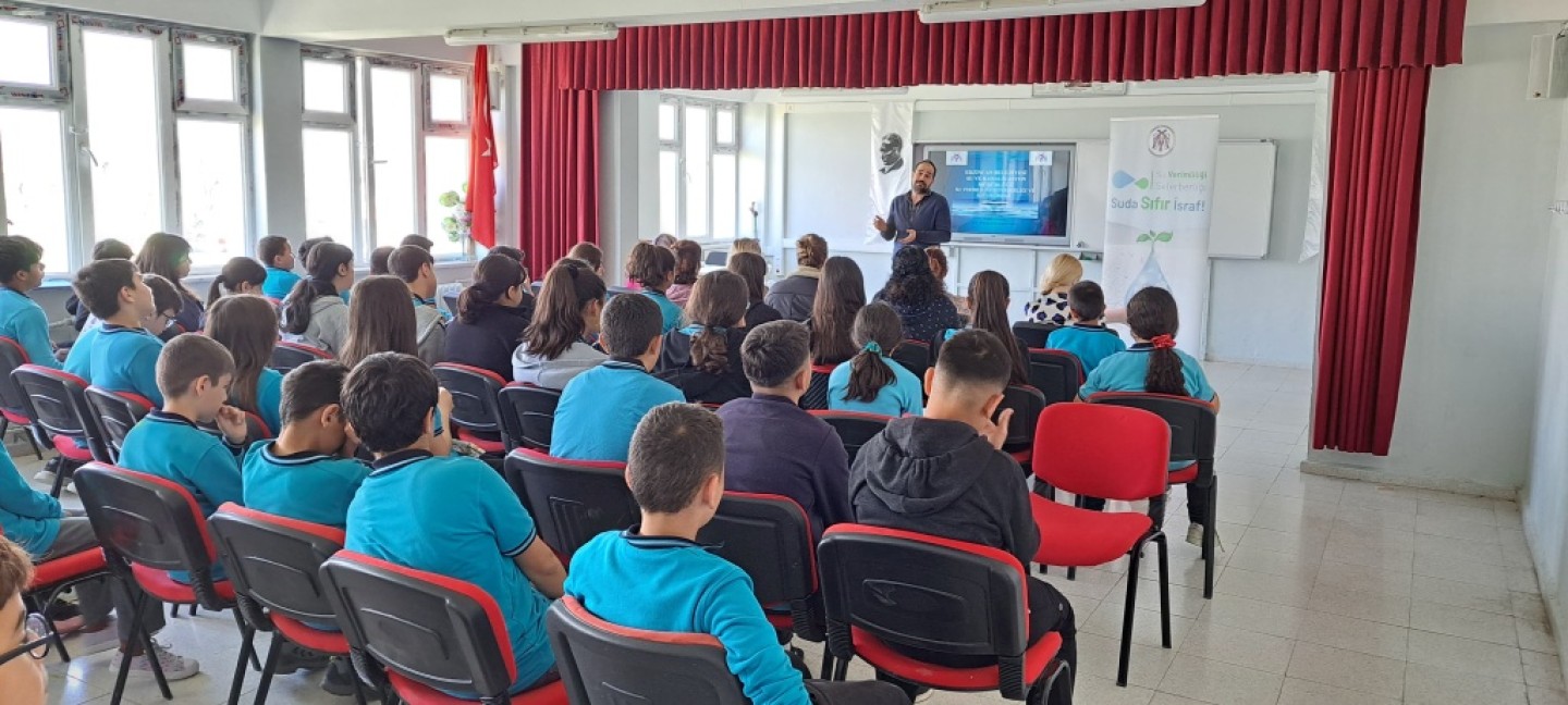 Ulalar Ortaokulu'nda "Su Verimliliği ve Suyun Önemi" Semineri Gerçekleştirildi.