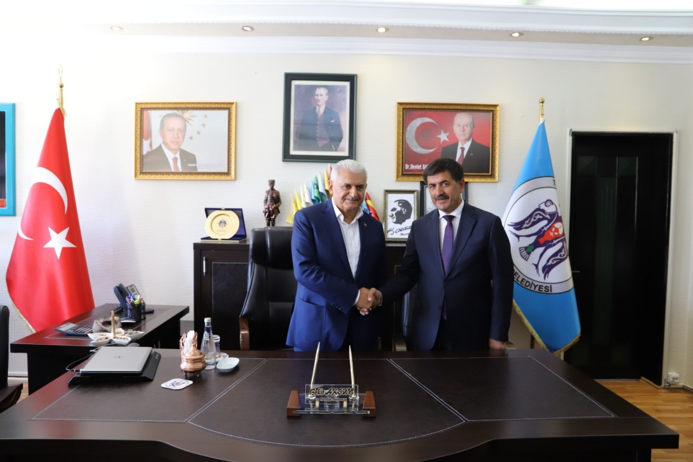 Yıldırım'dan Erzincan Belediyesine Ziyaret